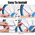 72PCS 24cm Universal Dirt Bike Spoke Covers Motorcycle Wheel Rim Spoke Wrap Kit Skins Protector Cover For Motocross Bicycle Bike. 