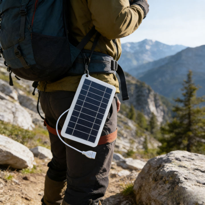 5V%205W%20Solar%20Panel%20with%20USB%20Port%20Waterproof%20Portable%20Charger%20for%20Mobile%20Phones%20Camping%20Hiking%20Backpacking%20Outdoor%20Emergency%20Power%20-%20Image%202
