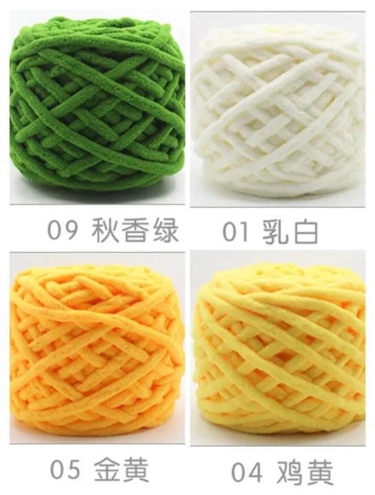 100Gram%20Chunky%20Plush%20Yarns%20solid%20/%20multi%20color%20-%20Image%204