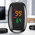 Finger Clip Heart Rate Meter Measure Fingertip Oximetry PI Value Monitor Pulse Black Gem Oximeter Heart Rate Monitor Portable. 