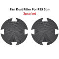 2/4 Pack Fan Dust Filter Breathable Ventilation Cooling Fan Dust Mesh PVC Anti-Dust Cover for PS5 Slim for PlayStation 5 Slim. 
