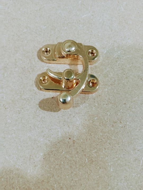 golden metal box Lock