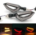 Fancy Indicator For Bike CD70 And 125 LED DRL Indicator With Flow Light Universal. 