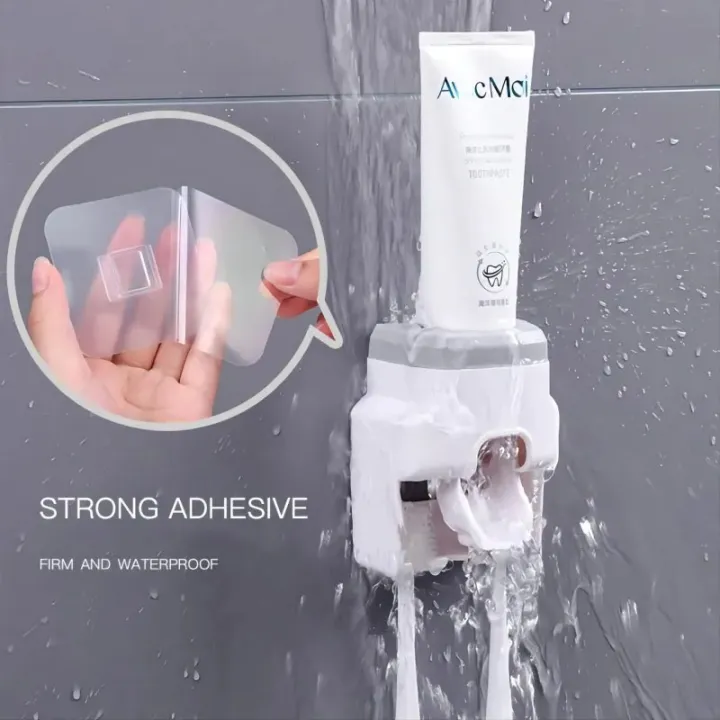 1pc%20Automatic%20Toothpaste%20Dispenser%20Creative%20Wall%20Mount%20and%20Small%20Toothbrush%20Holder%20Squeezer%20for%20Family%20Shower%20Bathroom%20-%20Image%203