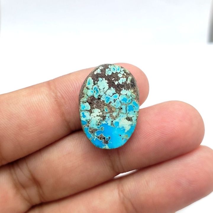 Natural Feroza | Turquoise Stone | 天然蓝松石 | 天然ブルーターコイズ | Stone 17.85 ...