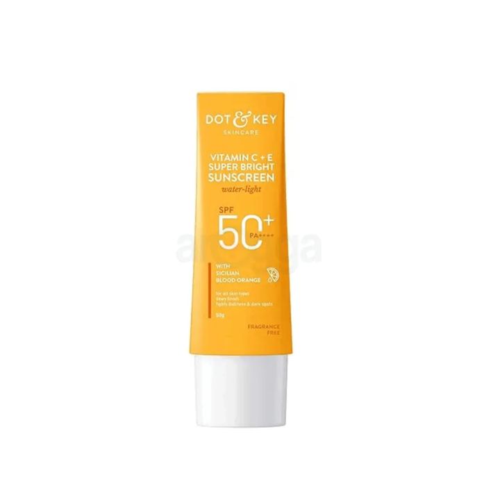 Dot and Key Vitamin C + E Super Bright Sunscreen with SPF 50+ PA++++ 50gm
