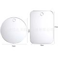 Acrylic Anti Fog Mirror Shower Shaving Fogless Mirror Washroom Unbreakable Portable Travel Shaving Bathroom Accessories Tools. 
