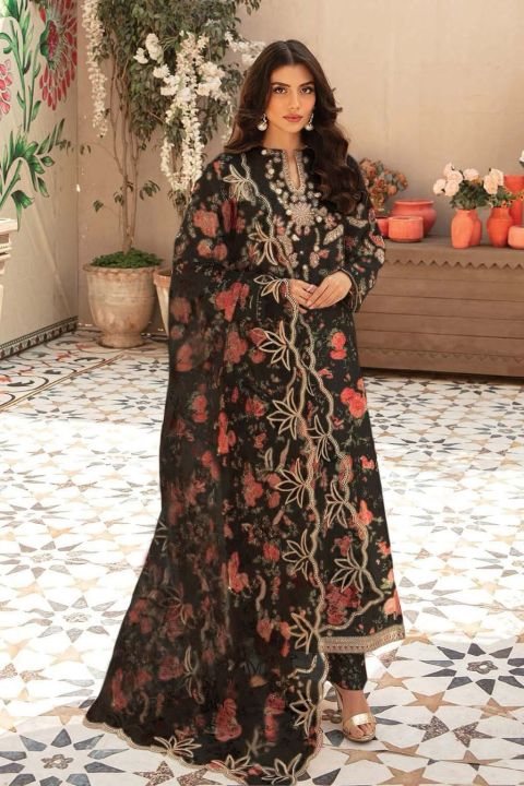 VANIYA Luxury Lawn Collection - Unstitched 3 piece Suit For Women