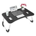 Portable Foldable Home Laptop/Notebook Stand Desk/Study Table - Laptop Stand - Black Color. 