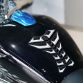 Universal Fuel Tank Sticker for Motorcycle Tank Pad 3D Fish Bone Mat Oil Gas Tank Motorcycle Cover Decal Decoration. 