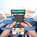 2.8-inch 16-bit Mini Handheld Game Console Built-in 156 Classic Games Arcade Machine Video Game Console for Sega AV Output. 