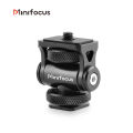 Minifocus Monitor Holder Cold Shoe Mount for Camera Field Monitors Microphone Hot Shoe 180 Degree Tilt Adjustable Mount Bracket. 