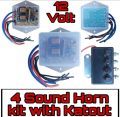 Orignal Arif wala safety horn with 2 katout relay and 4 button. 