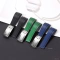For  GMT Daytona 20mm  Watchband for Submariner OYSTERFLEX Diving Waterproof Soft Silicone Replacement Wrist Strap. 