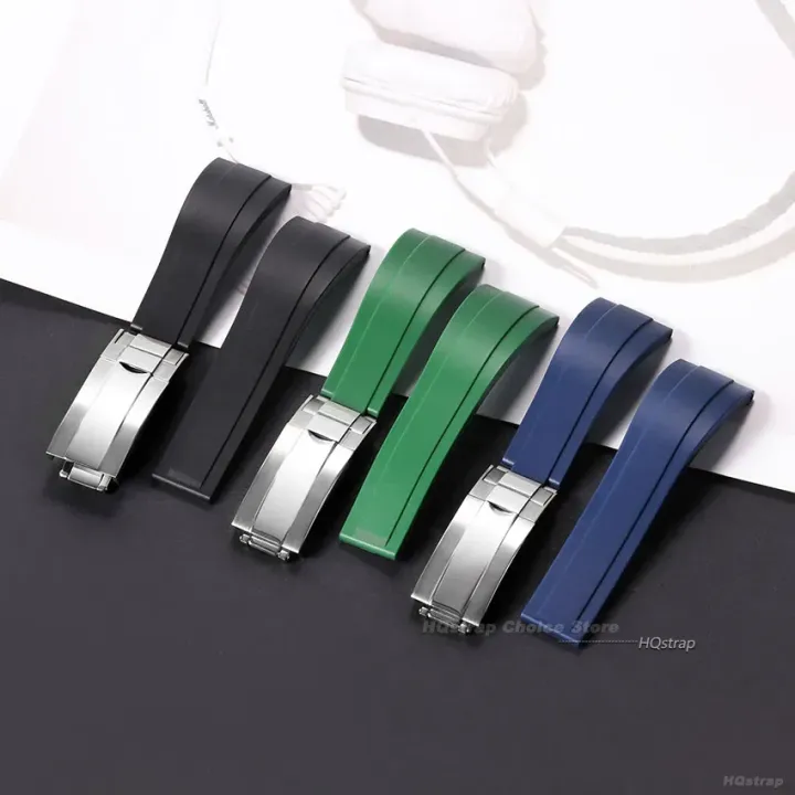 For%20%20GMT%20Daytona%2020mm%20%20Watchband%20for%20Submariner%20OYSTERFLEX%20Diving%20Waterproof%20Soft%20Silicone%20Replacement%20Wrist%20Strap%20-%20Image%202