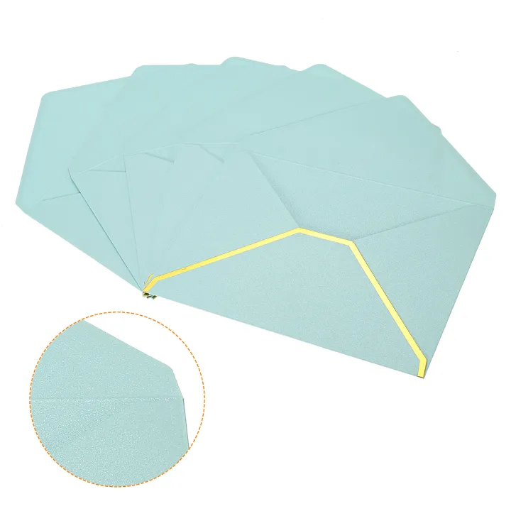 10Pcs%20V%20Flap%20Envelopes%207%20x%205''%20Luxury%20Style%20Gold%20Border%20Greeting%20Card%20Envelope%20for%20Invitations%20Weddings%20-%20Image%204