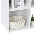 9 Cubes Organizer, 3 x 3 Wood Cube Storage. 