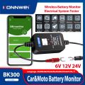 New KONNWEI BK300 Car Battery Monitor Tools Wireless Bluetooth5.0 Battery Health Monitoring Battery Tester Tools for Android IOS k300 projector.
