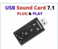 USB Sound Card Plug & Play Virtual 7.1. 
