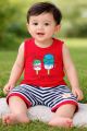 3 months to 18 months Stylish 1 set Boy Summer Premium Quality Baby Dress Set Soft and Comfortable fashionable.