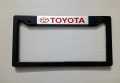 TOYOTA Premium Quality Car License Number Plate Frame - (2 Pis-1 Set). 