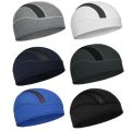 Unisex Cycling Cap Quick Dry Breathable Mesh Moisture Wicking Under Helmet Beanie Inner Lined Dome Summer Simple Sport Cap. 