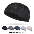 Cycling Cap Mesh Breathable Brimless Melon Skin Hat Ultra-Light Adjustable Summer Beanie Hat Outdoor Hip Hop Sailor Landlord Cap.