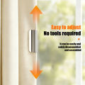 No Drill Magnetic Curtain Clips - Blackout Light-blocking Fasteners for Home Dorm, Reusable Window Drape Holders.
