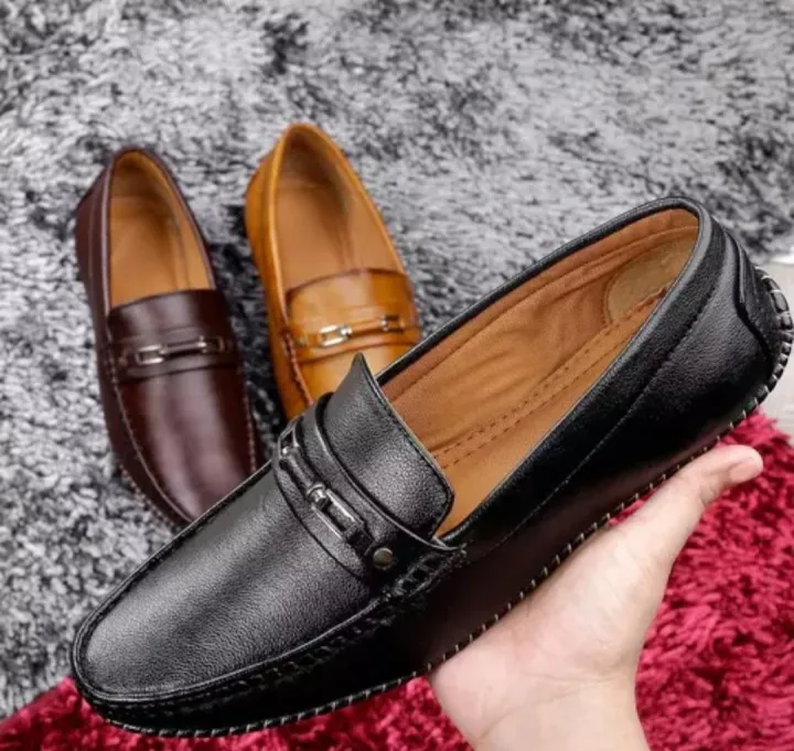 Loafers%20Shoes%20Men's%20Casual%20&%20Party%20Textured%20Drving%20For%20Black%20Colour%20-%20Image%203