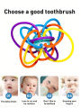 Baby Manhattan Grasping Ball - 3-in-1 Teether, Rattle, and Soft  Grasping Toy for Early Education and Teething Relief. 