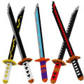 240+Pcs Japanese Anime Building Blocks Blade Knife Diamond Samurai Sword Katana Butterfly Nichirin Brick Toys For Children Adult. 