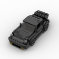 MOC-Black Bird (930) Turbo 355PCS racing sports car Vehicle Racer Building Blocks Brick Creative Garage Toys.