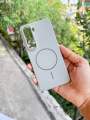 Vivo Y400 4G / 5G Original Magsafe Magnetic Ultra Thin PC Phone back cover.