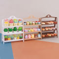 1Pc 1/12 Dollhouse Display Shelf Bread Rack Flower Stand Model Dollhouse Mini Furniture Decoration Dolls House Accessories.