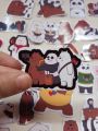 we bare bears stickers pack of 25. 