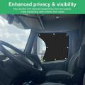 Semi Window Shade Side Window Sun Shade Protective Truck Sun Shade Block Sun Heat Visor Protection Cover for Uv Protection. 