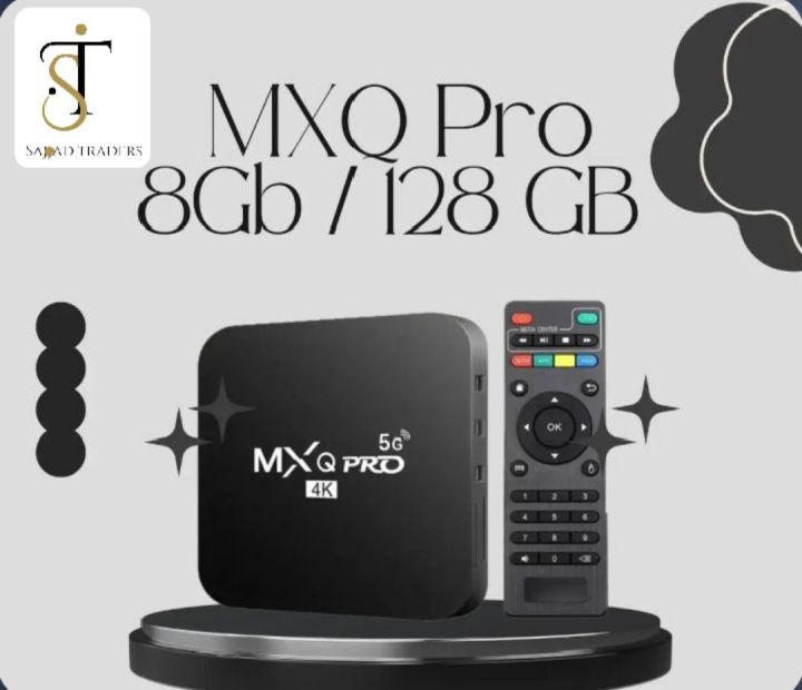 Android TV Box / MXQ Plus 5G / 8GB 128GB / 8K Resolution Smart tv box / All TV channels