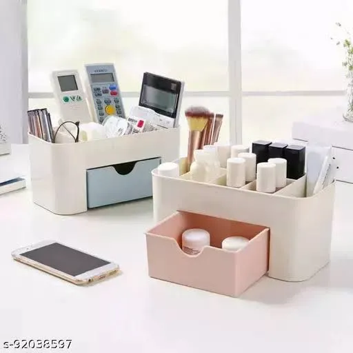 "Multi-Purpose%20Plastic%20Organizer:%20Cosmetic,%20Jewelry,%20and%20Office%20Supplies%20Storage%20with%20Small%20Drawers"%20-%20Image%204