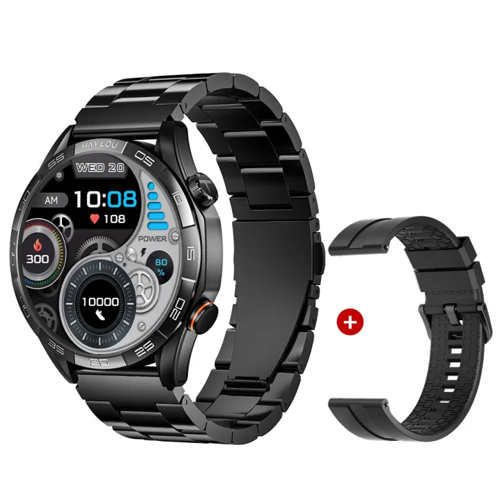 HAYLOU%20Solar%205%20Voice%20Calling%20Smartwatch%201.58''%20AMOLED%20Display%2060Hz%20Smart%20Watch%2024H%20Health%20Monitoring%20Sports%20Smartwatch%20for%20Men%20-%20Image%207