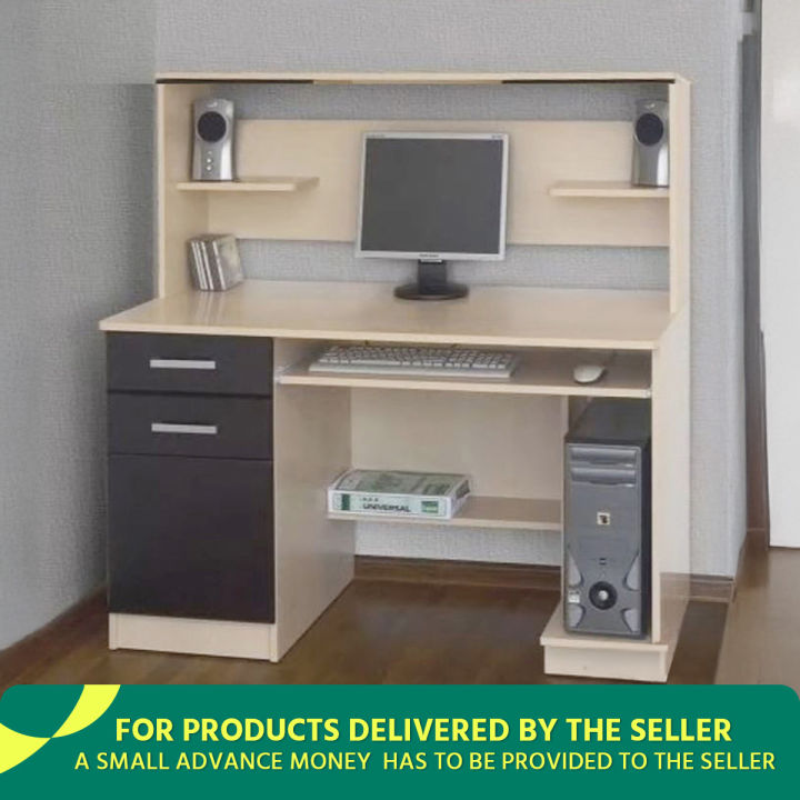 Work Station Table, Office Table for Home, Writing Desk, Office Desk Computer Table Study Table  | Reading Table for Students with Drawer & Cabinet Storage |