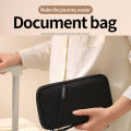 Family RFID Blocking Passport Holder Wallet Storage Bag- Travel Document Organizer with Credit Card Case Essential Travel Bag.