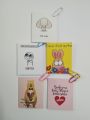 Sorry (a)  Mini Cards (5 x 5) cm - Pack of 5. 