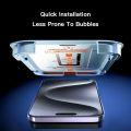 1-2pcs Dust Free Screen Protector For iPhone 15 14 13 12 Pro Max Plus for iPhone14 Pro Screen Film Anti Spy Tempered Glass. 