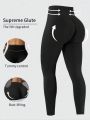 Womens Daily Athletic High Waist Skinny Leggings Tummy Control Hip Lifting Stretch Pants For Yoga Fitness Running Cycling. 