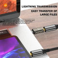 100W USB 4.0 Adapter USB To Type C Adapter 40Gbps U​SB 90 Degree Elbow Converter Data Transmission Adapter Female To Male/Female. 