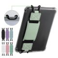 Universal PU Leather Hand Strap Anti-slip Secure Holder with Buckle for Kindle Kobo EReader Tablet Stand. 