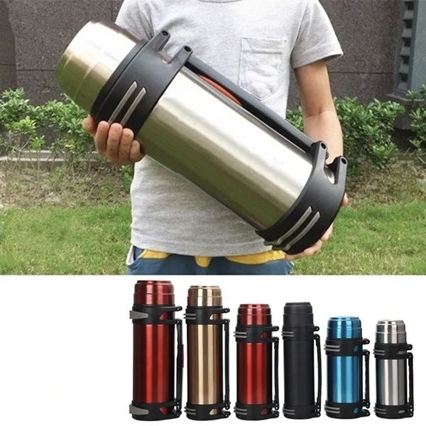 Best Quality Portable 1.5L, 2L, 2.5L and 3L Vacuum Flask 304 Steel Water Bottle Insulated Flask Stainless Steel Thermal Large Capacity Bottle Cup Heat Retention