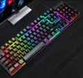 Gaming Keyboard & Mouse Combo T-Wolf TF200 Key-Board RGB LED USB Wired Keyboard and Mouse Set USB colorful LED Light mechanical Gaming Keyboard Mouse Combos for PC. 