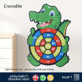 Educational Games Dart Board Baby Toy Stickey Ball Dart Indoor Sports Child Montessori Games for Children 3 to 12 Years. 