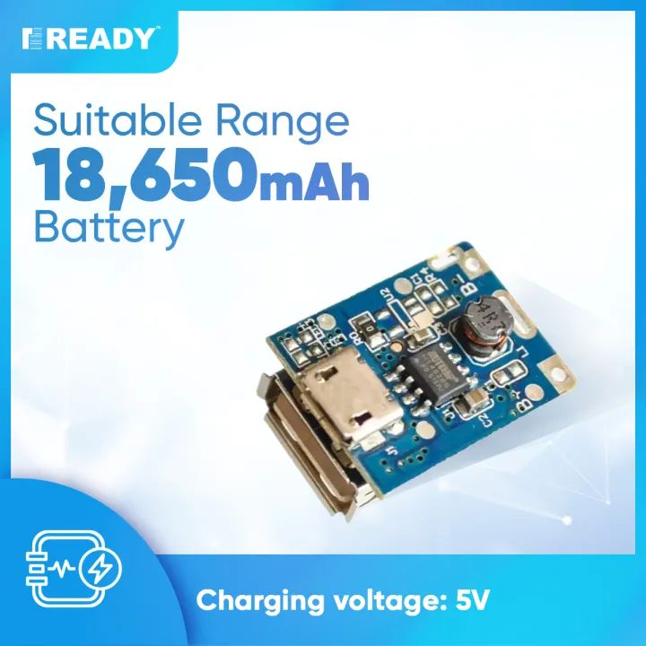 Mobile Power Bank Module 5V 1A - Charge Your Devices with 18650 Battery ...